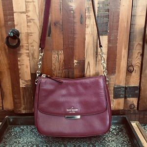 Kate Spade Burgundy Crossbody Bag